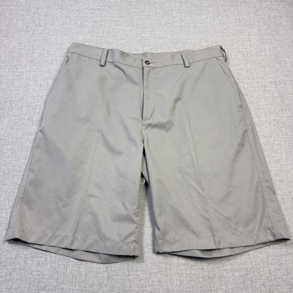 Ping Golf Shorts Mens 36 Gray Athletic Microfiber Pockets Performance 11 Inseam